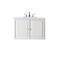 James Martin Vanities Athens 36in Single Vanity, Glossy White w/ 3 CM Arctic Fall Solid Surface Top E645-V36-GW-3AF - alternate 3